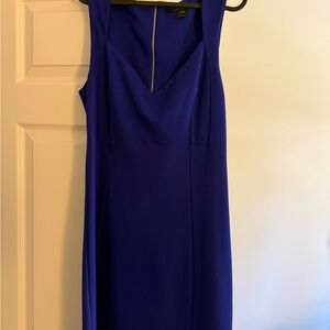 French Connection Blue Sleeveless Dress